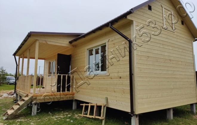 3 Каркасно-щитовой дом проект заказчика 46М², Мо (3)